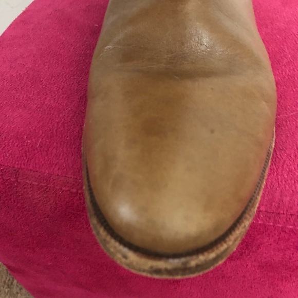 SALE PRICE DROP Authentic COACH tan leather and gold hardware riding boots - Picture 7 of 9